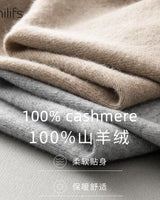 ZHILIFS men's soft knit sweater fit and texture view