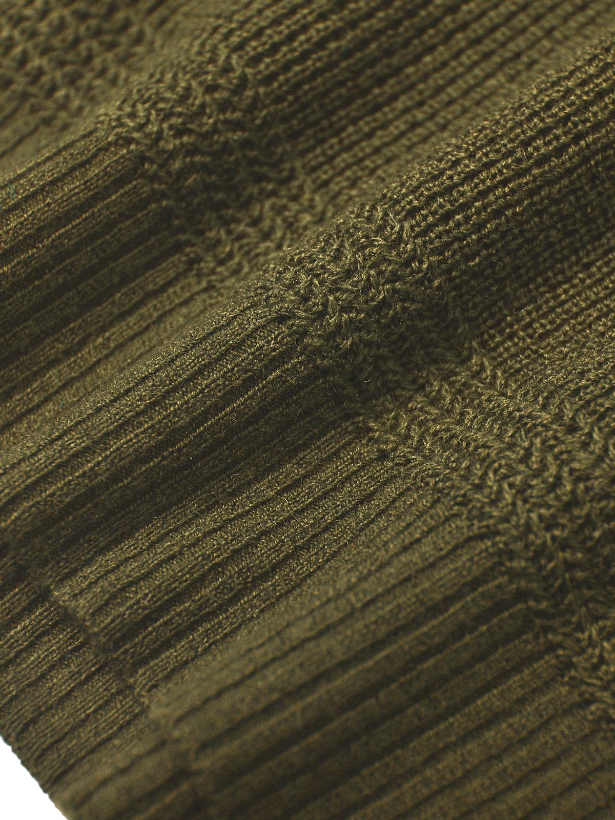 Raglan Crew Neck Sweater — Olive