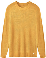 Raglan Crew Neck Sweater — Yellow