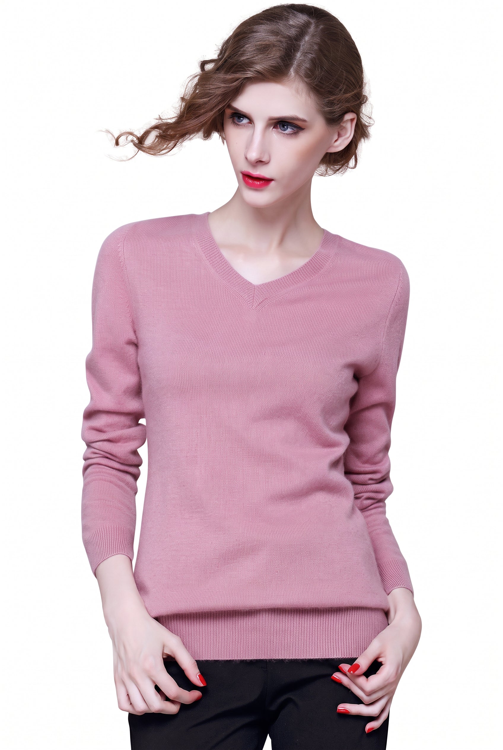 Women's Relaxed Knit Cashmere Pullover