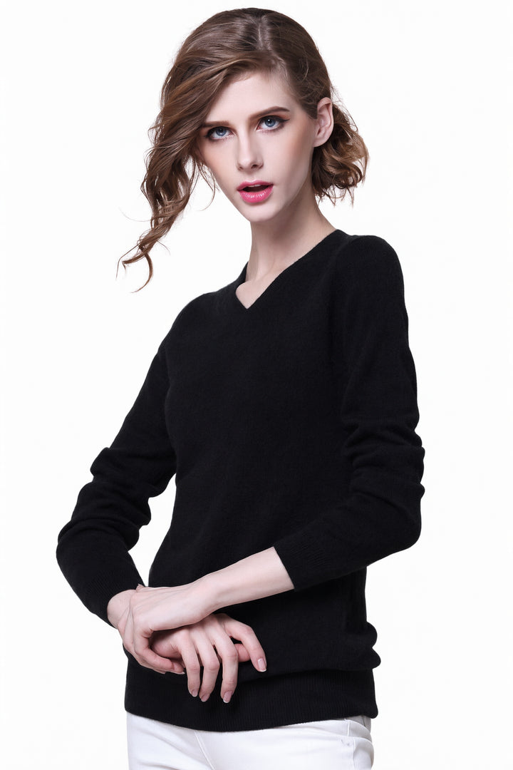 Women's Relaxed Knit Cashmere Pullover alternate view