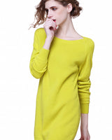 Women's Multi-Color Cashmere Sweater Dress