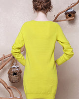 Women's Multi-Color Cashmere Sweater Dress