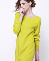 Women's Multi-Color Cashmere Sweater Dress