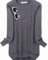 Women's Multi-Color Cashmere Sweater Dress