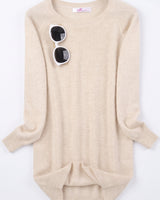 Women's Multi-Color Cashmere Sweater Dress