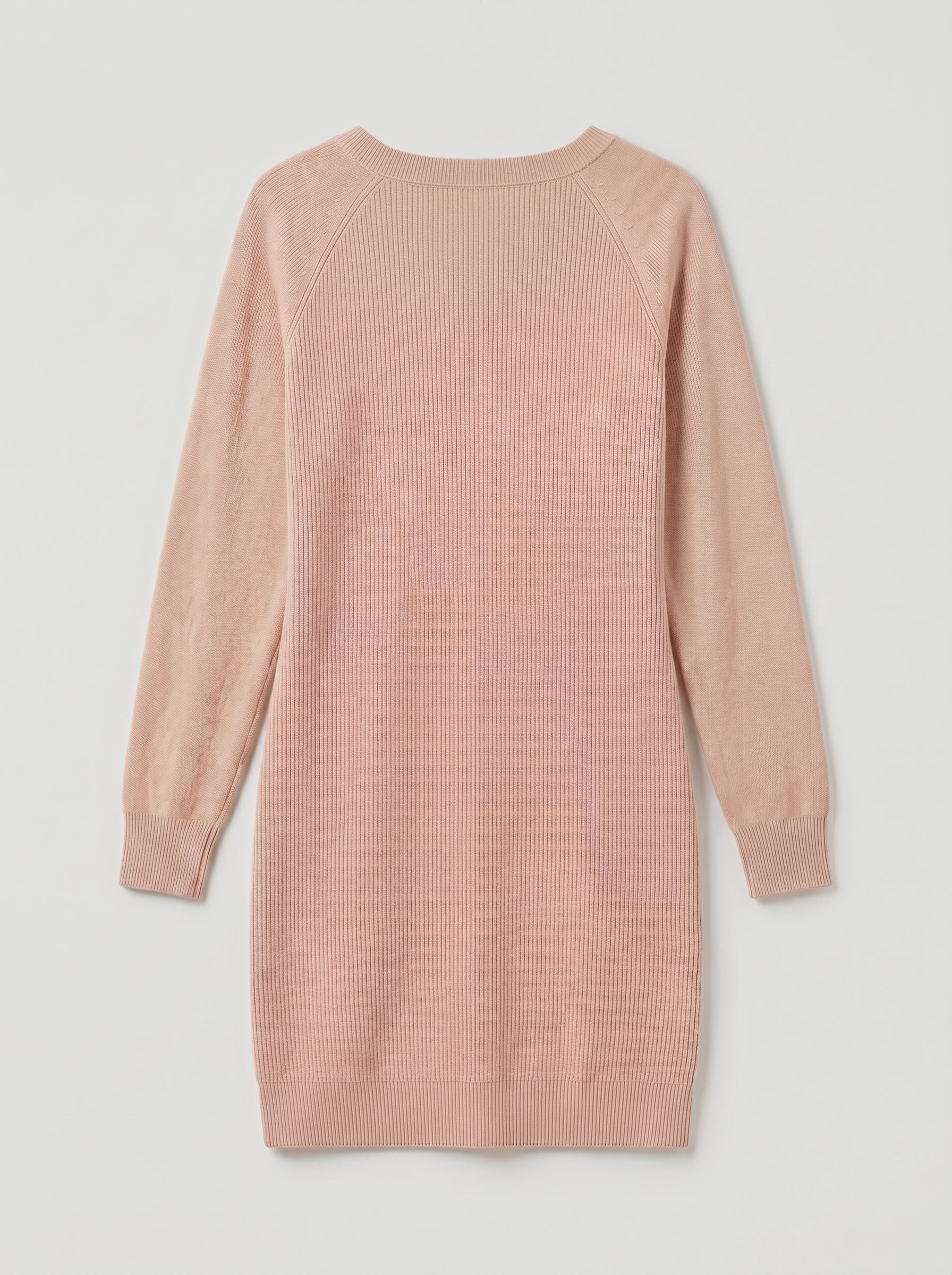 Women's Multi-Color Cashmere Sweater Dress — Beige