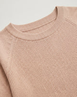 Women's Multi-Color Cashmere Sweater Dress — Beige