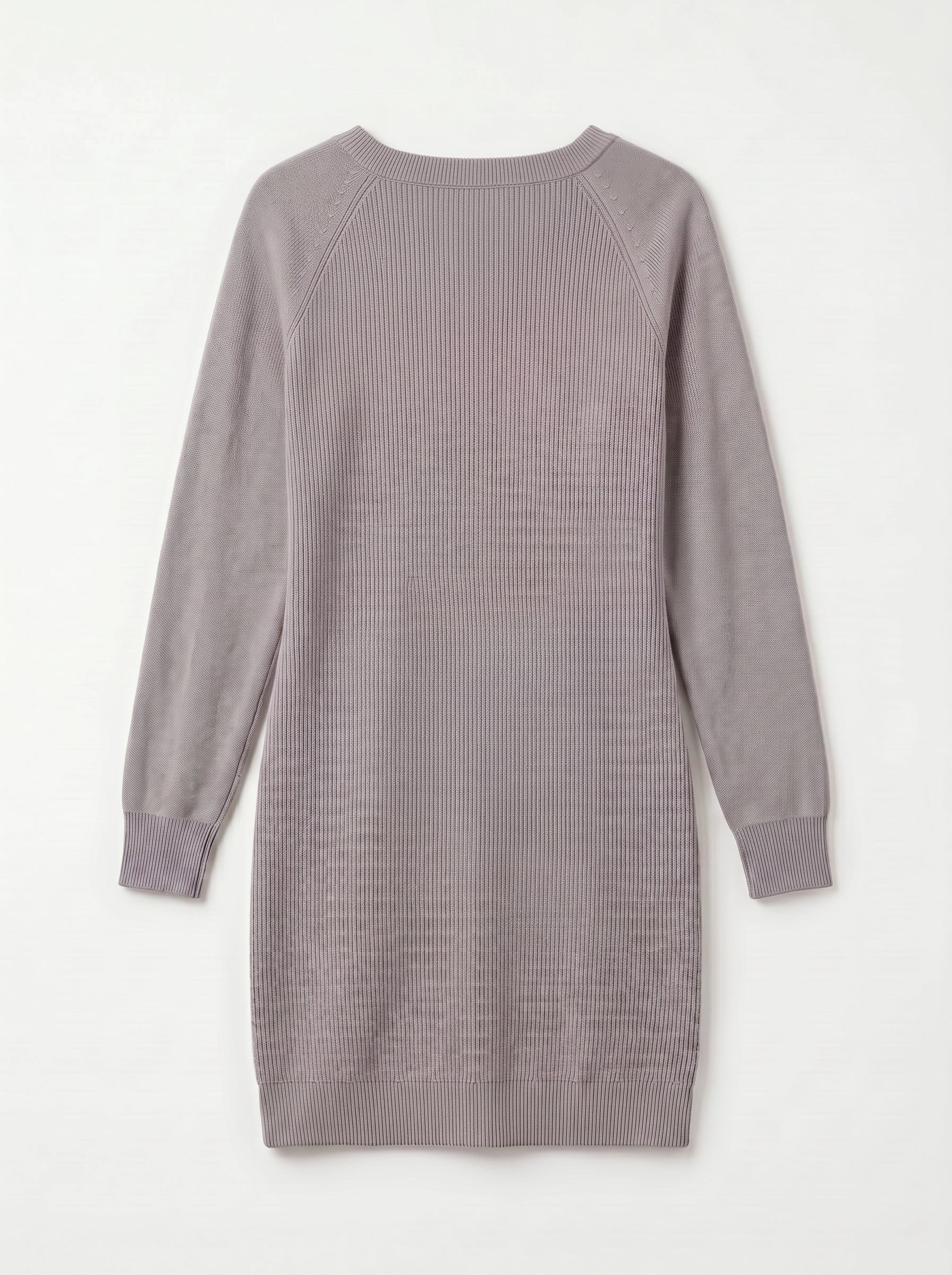 Women's Multi-Color Cashmere Sweater Dress — Grey