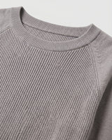 Women's Multi-Color Cashmere Sweater Dress — Grey