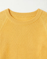 Women's Multi-Color Cashmere Sweater Dress — Yellow