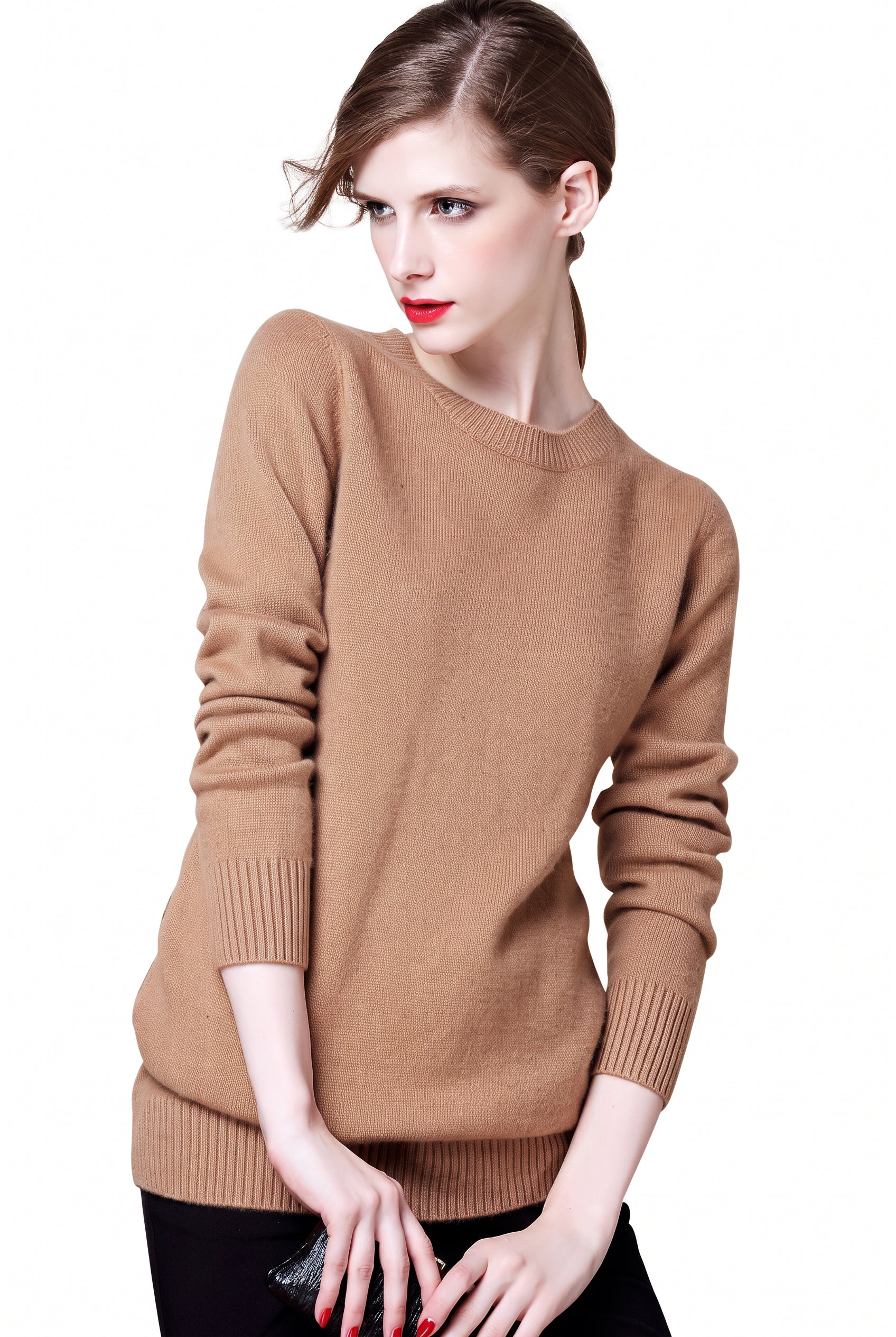 Women's Multi-Color Mid-Length Cashmere Dress