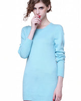 Women's Multi-Color Mid-Length Cashmere Dress