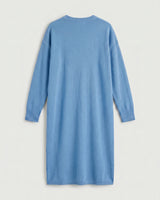 Women's Multi-Color Mid-Length Cashmere Dress — Sky blue