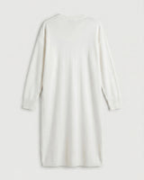 Women's Multi-Color Mid-Length Cashmere Dress — White