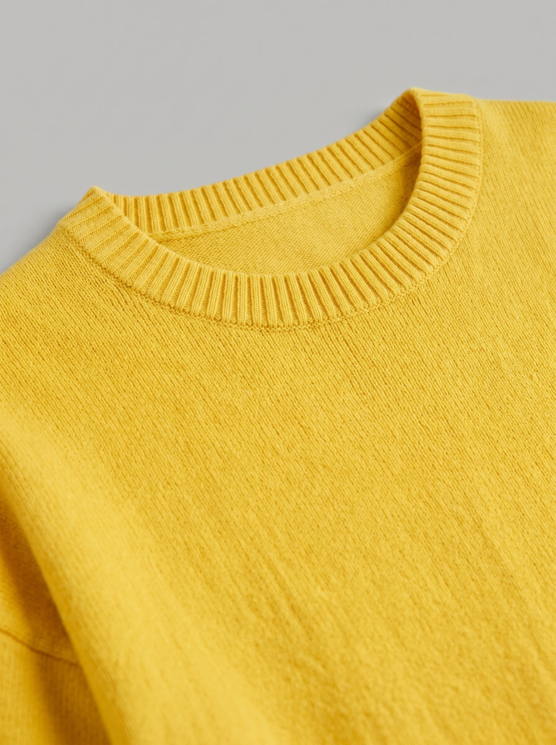 Women's Multi-Color Mid-Length Cashmere Dress — Yellow