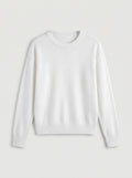 Women's Colorblock Crew Neck Cashmere Sweater