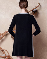 Women's Mid-Length Cashmere Sweater Dress
