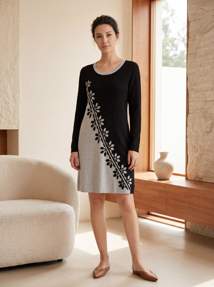 Women's Mid-Length Cashmere Sweater Dress candidate collection image