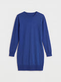 Women's Cashmere Slim Round Neck Sweater Dress
