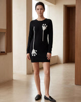 Women's Round Neck Sweater Dress