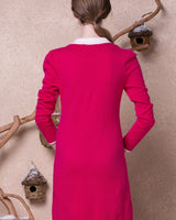 Women's Lapel Collar Cashmere Sweater