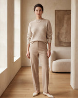 Women's Lapel Collar Cashmere Sweater