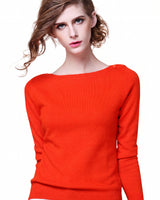 Women's Cropped Knit Cashmere Sweater