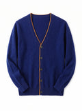 Men's V-Neck Cashmere Cardigan
