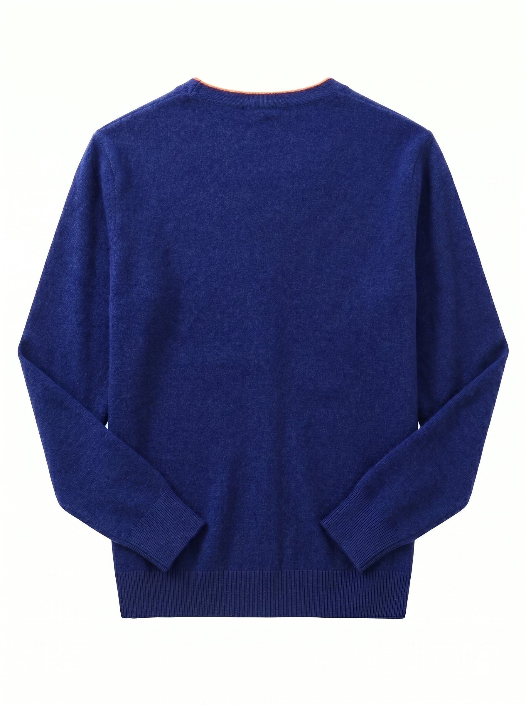 Men's V-Neck Cashmere Cardigan — Blue