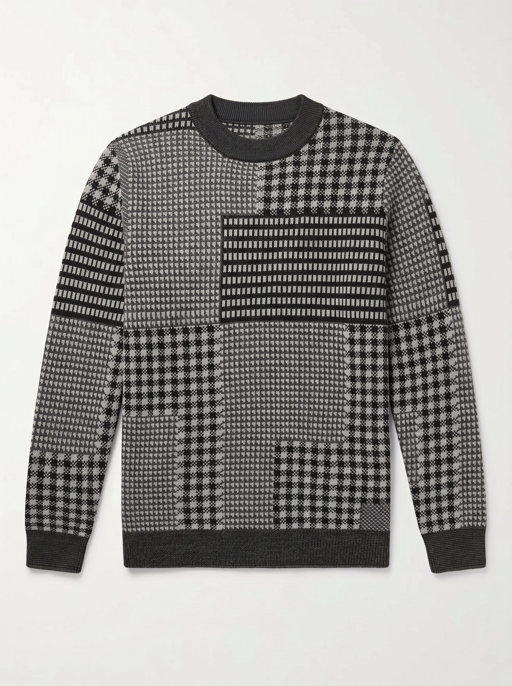 ZHILIFS | Men's Dark Grey Crew Neck Pullover — Dark Grey