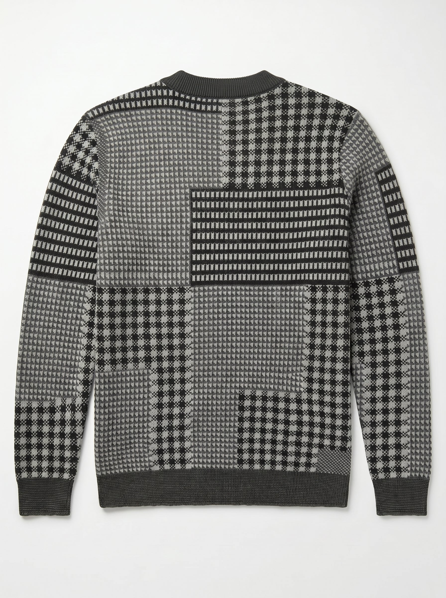 ZHILIFS | Men's Dark Grey Crew Neck Pullover — Dark Grey