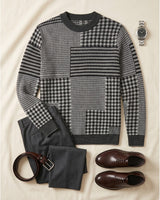 ZHILIFS | Men's Dark Grey Crew Neck Pullover — Dark Grey