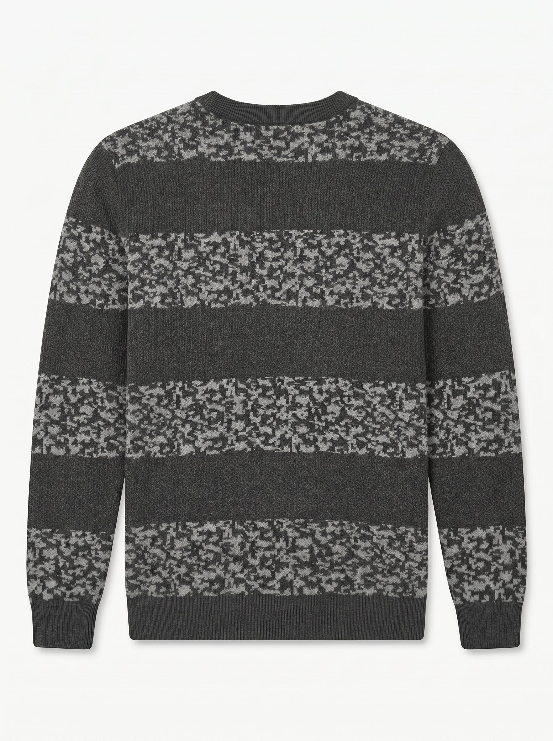 ZHILIFS | Men's Dark Grey Crew Neck Pullover — Dark Grey