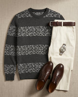 ZHILIFS | Men's Dark Grey Crew Neck Pullover — Dark Grey