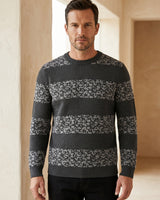 ZHILIFS | Men's Dark Grey Crew Neck Pullover — Dark Grey