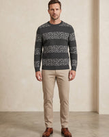 ZHILIFS | Men's Dark Grey Crew Neck Pullover — Dark Grey
