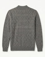 ZHILIFS | Men's Dark Grey Mock Neck Pullover — Dark Grey