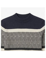 ZHILIFS | Men's Navy Mock Neck Pullover — Navy