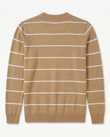 ZHILIFS | Men's Brown Mock Neck Pullover — Brown