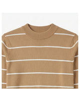 ZHILIFS | Men's Brown Mock Neck Pullover — Brown