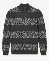 ZHILIFS | Men's Quarter Zip Mock Neck Pullover — Grey