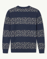 ZHILIFS | Men's Quarter Zip Mock Neck Pullover — Navy