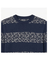 ZHILIFS | Men's Quarter Zip Mock Neck Pullover — Navy