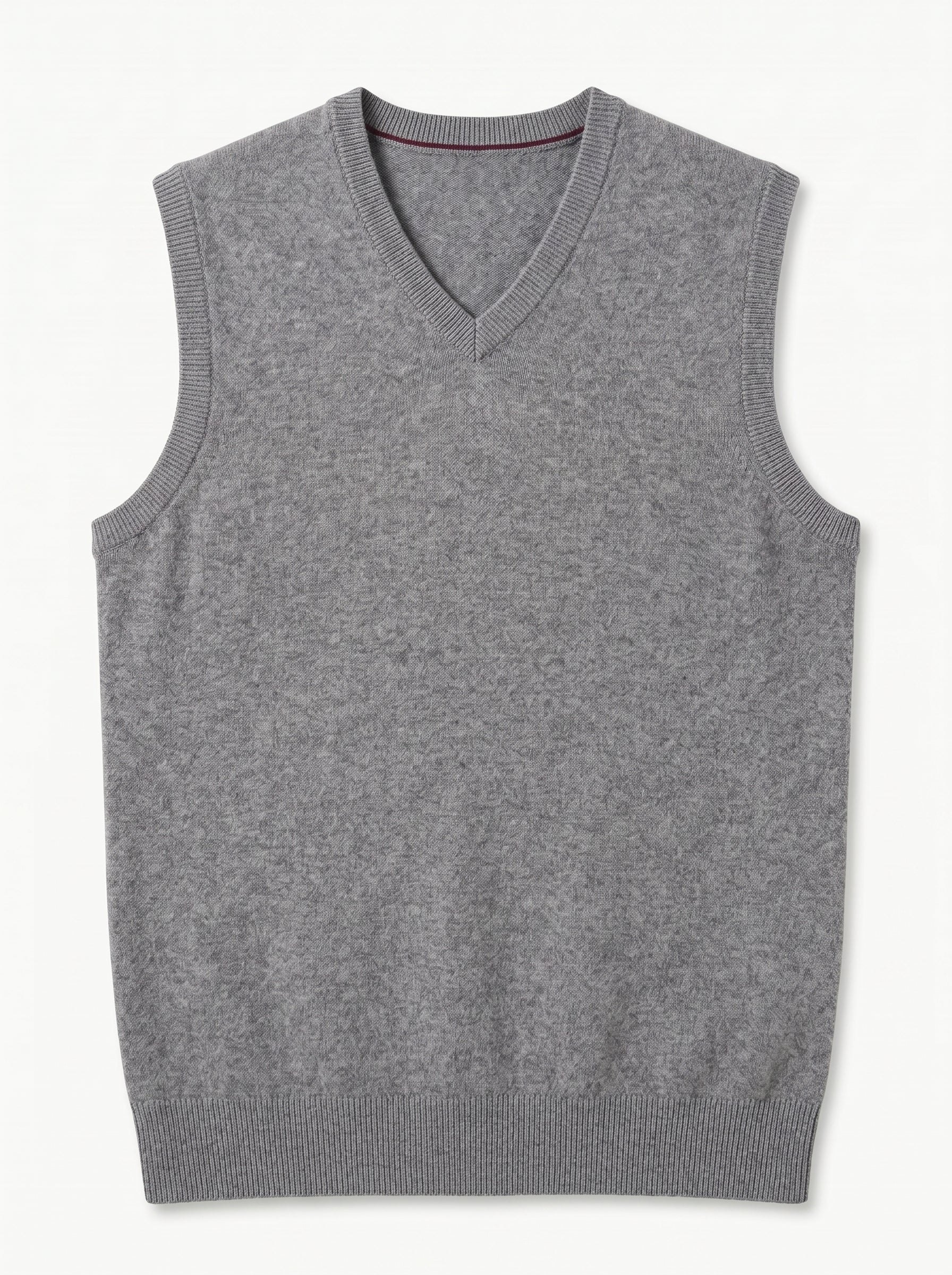 ZHILIFS | Men's V-Neck Sweater Vest — Grey