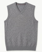 ZHILIFS | Men's V-Neck Sweater Vest — Grey