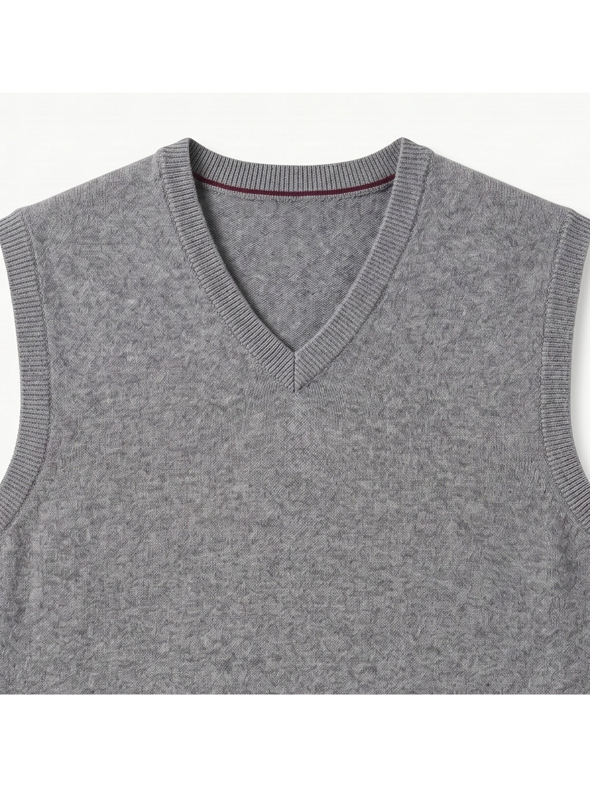 ZHILIFS | Men's V-Neck Sweater Vest — Grey