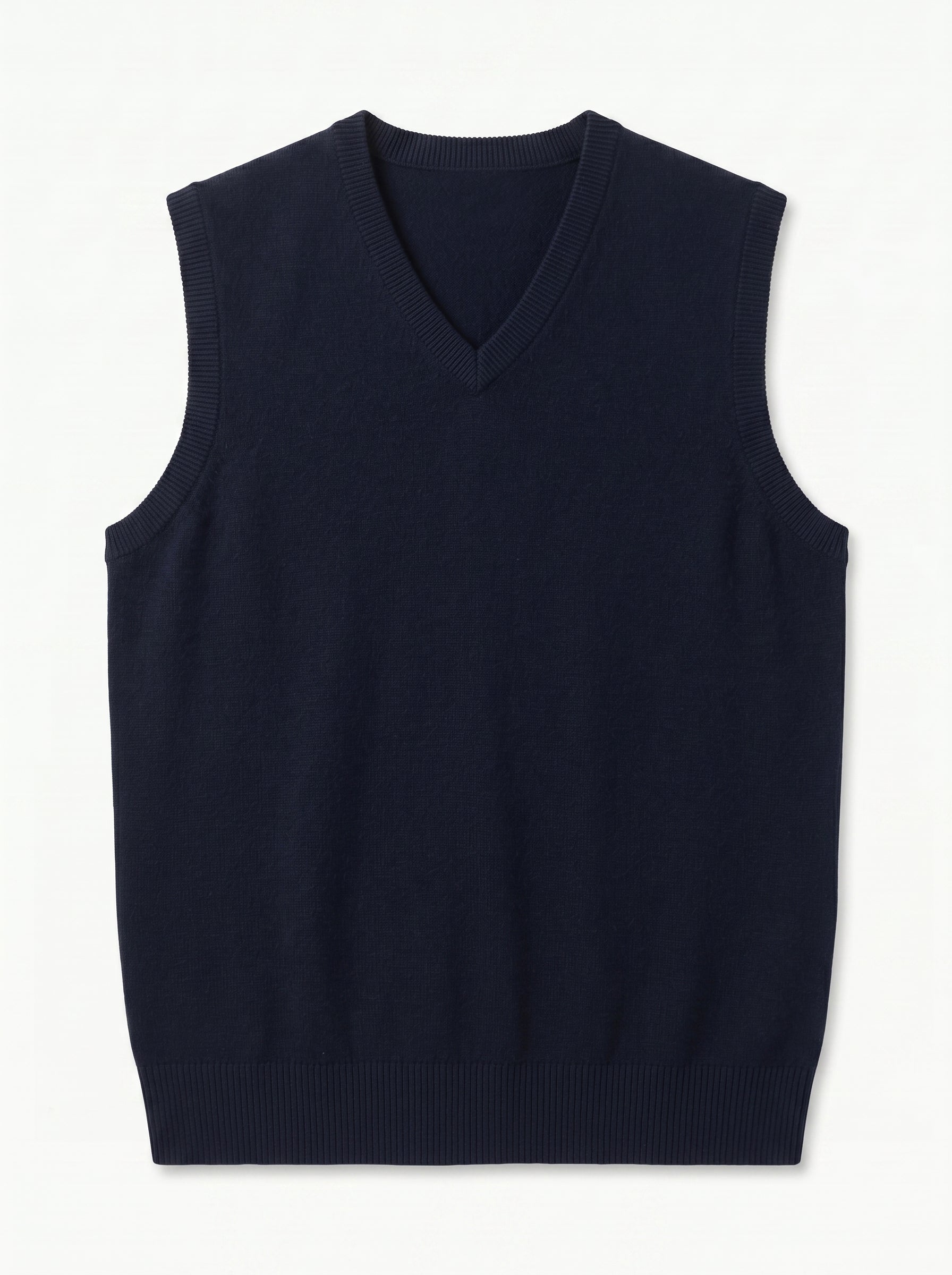 ZHILIFS | Men's V-Neck Sweater Vest — Navy