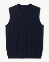ZHILIFS | Men's V-Neck Sweater Vest — Navy