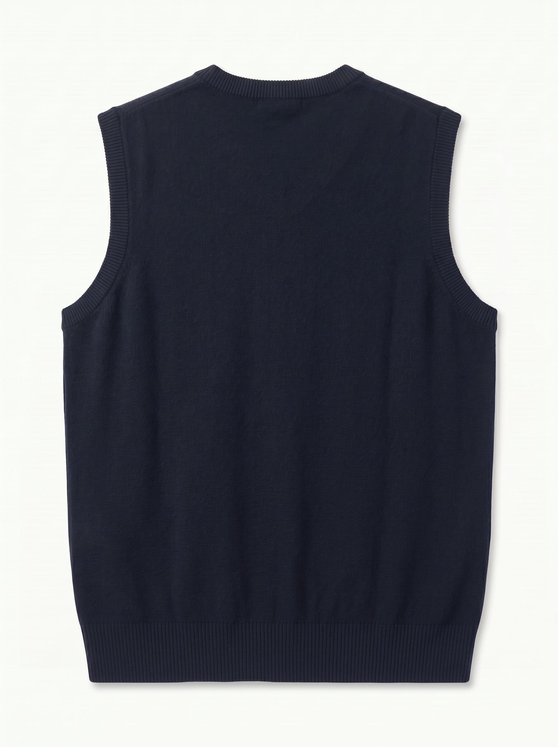 ZHILIFS | Men's V-Neck Sweater Vest — Navy